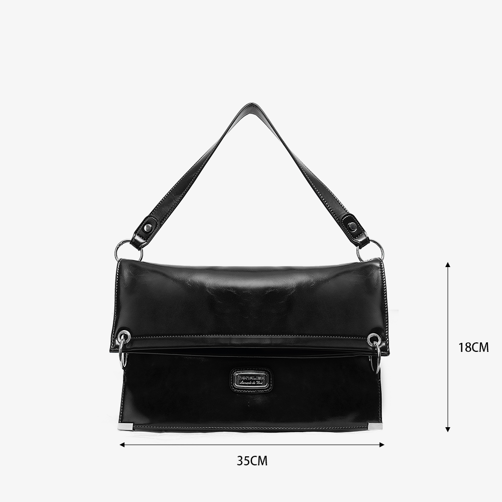 【M056】レトロ折りたたみスタイリッシュフリップバッグ