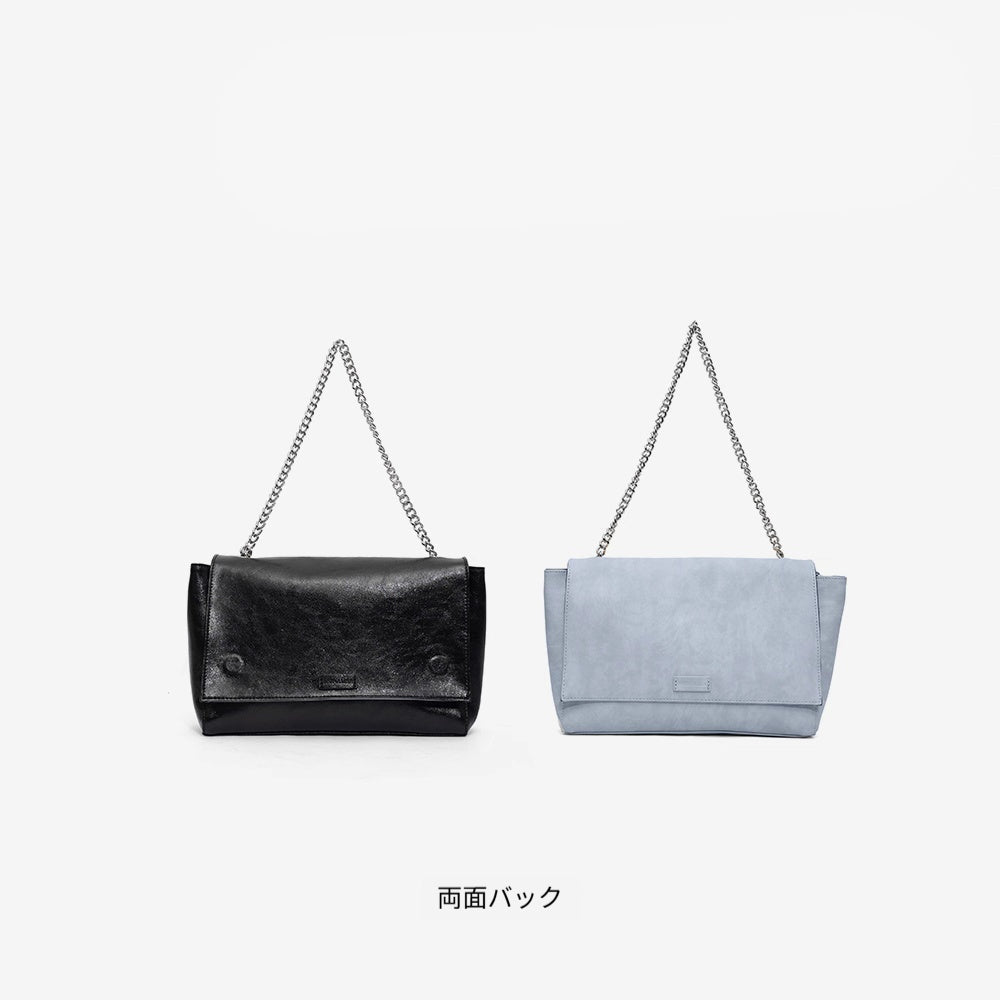 【M001】☆両面使えOK☆季節や気分で変えられる職人のこだわりショルダーバッグ