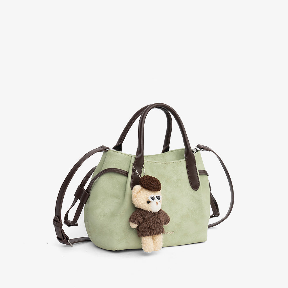 【M051】【新作入荷】優しいモランティグリーンの大人気2WAYバッグ✨