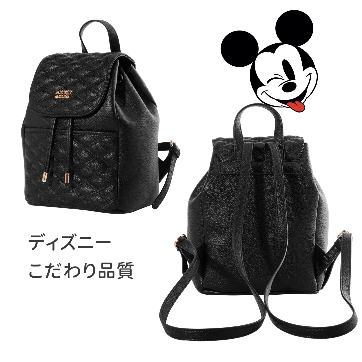 【D028】【Disney正規品】クラシカル大容量リュック