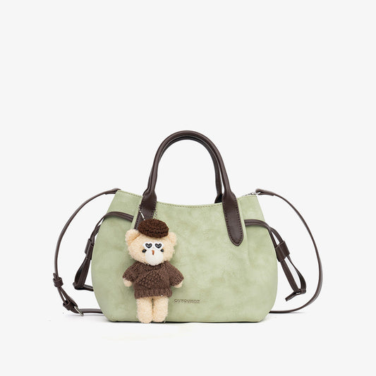 【M051】【新作入荷】優しいモランティグリーンの大人気2WAYバッグ✨