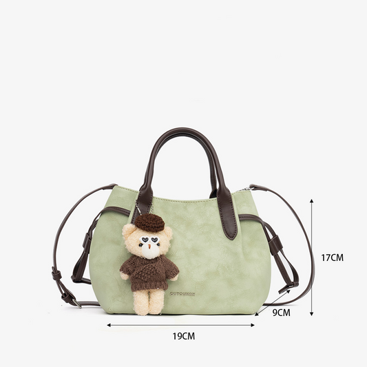 【M051】【新作入荷】優しいモランティグリーンの大人気2WAYバッグ✨