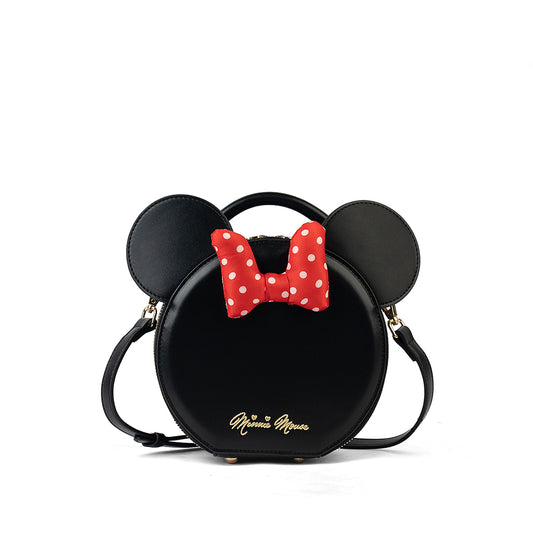 【D058】【Disney正規品】激カワ！ミニーボックスバッグ