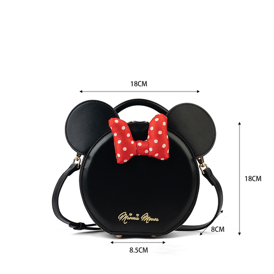 【D058】【Disney正規品】激カワ！ミニーボックスバッグ