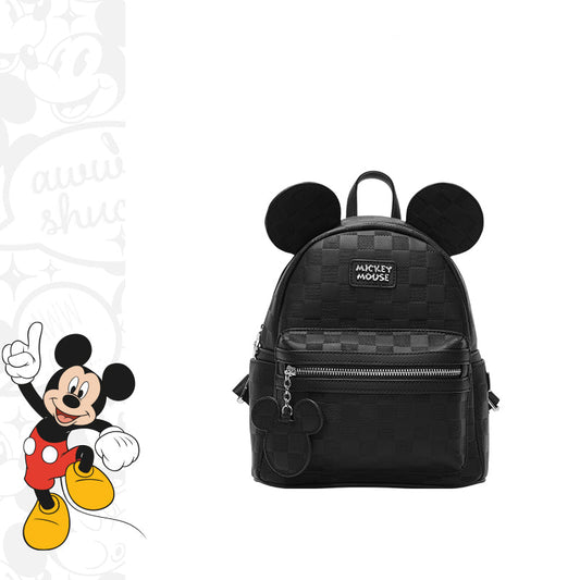 【D050】【Disney正規品】「大人のディズニー」を背負う、ミッキーイヤーバックパッ