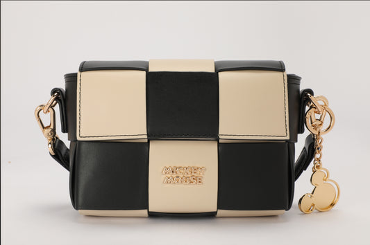 【D014】【Disney正規品】編み編みミニ豆腐バッグ